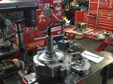 Installing the crank/bearing  to the left case