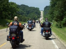 I snapped this while riding with my buds.. Steve, Jeff, John, etc.