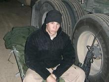 sleeping outside at FOB ceder