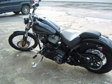 Left side after new cover . can't wait for a solo seat