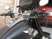 2011 Lo after adding the windshield bag and leather wraps on the levers