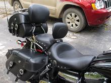 Updated picture - 9/25/11 - Mustang Vintage Wide Seat w/backrest