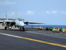Final catapult launch of an F-14....The end of an era!