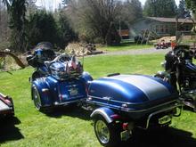 2010 Tri glide blue and silver