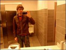 Kind of a lame duck picture.  Awesome shot of the urinal though.