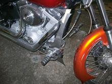 mock up of chin spoiler in process