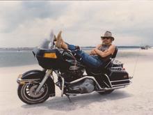 An Old Hippie and Flt at tje Jetty In Jax, FL. circa 1988 #2