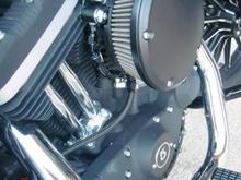 hose routing for crankcase gases
