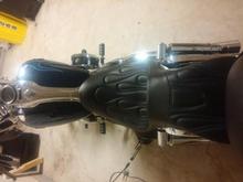 New seat and added chrome dash