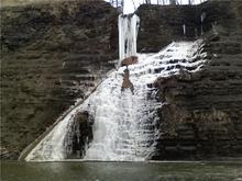 Icy waterfall