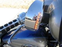 Kuryakyn Lighted Fairing Mount Mirror Caps!