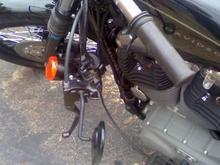 left directional and controls off of stock bars