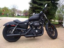 Rush slash cut slip-on mufflers and heat shields. 1.75" baffles