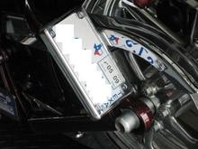 Side Mount License Plate (on belt guard)