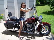 Alisha trying on the Heritage....