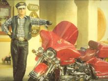 This is my Gramps. He's why I fell in love with Harleys. Sadly, He's gone.