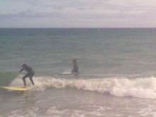 bradz catchin a ripple but lovin it