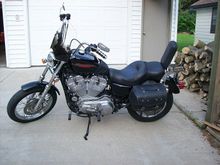 2007 Sportster.  This is how it looked after some add on's.  It now has a 4.5 Gallon Tank on it.