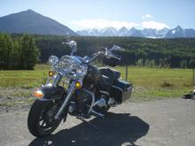 seven sisters in the background