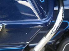 Rear guard and saddlebag