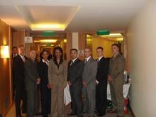 My daughter doing duty as personal security detail for Condellesa Rice...she is very deadly lady....