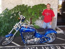 Me and my Rock at the Harley dealer
