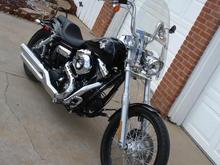 2010 Wide Glide - Danny Gray 2-Up Weekender, HD Quick Release Detachable 18" Windshield