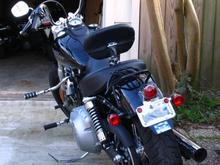 Mustang Wide Solo on Street Bob