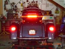 New CVO tour pak with brakes on and spoiler light not working