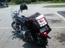 The secret life of my Harley - Hauling groceries