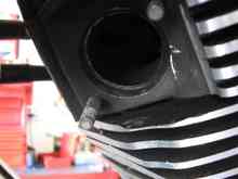 Problem was that the heads I have didn't have a lead in for the tapered gaskets.