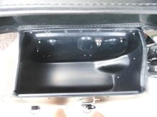 Inside of LP saddlebag. 