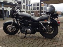 parked up with no bags on