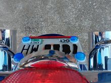 Uneven pipes.  The right pipe (left in picture) is over 1 inch longer than the left. 