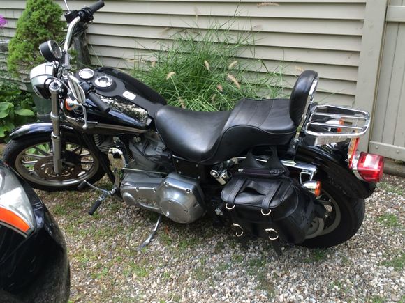 With 2 up seat and rack.