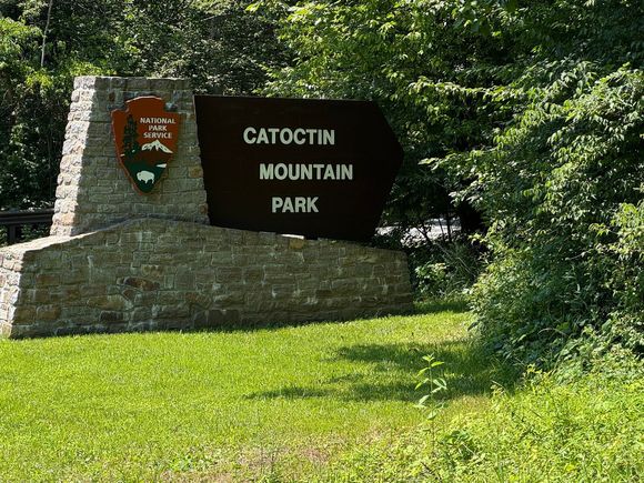 Drove through the Park, new asphalt most of the way through.