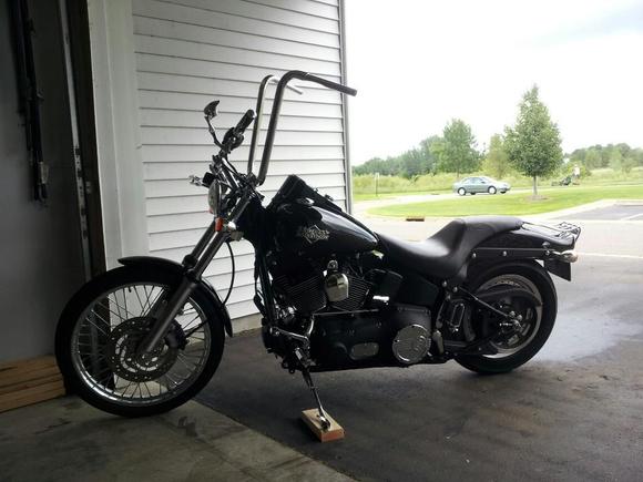 Test fitting the 18" chubbies.