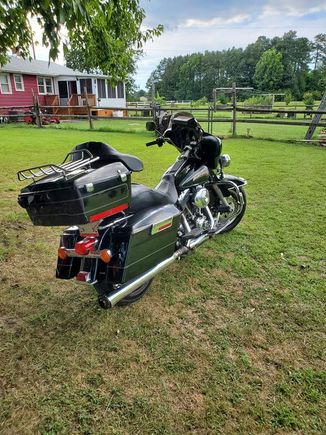 Tour pack back on for Mama to be comfortable