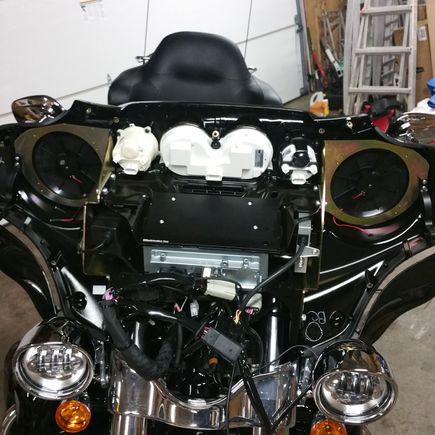 Both brackets installed