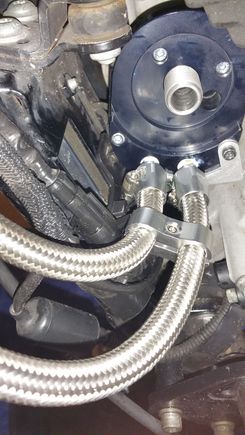added pointless cable coupler just to make myself feel better about wasting money on the entire kit when i really just needed braided hose and pretty worm clamps.

There's no way i could have know that though.... but you now know.