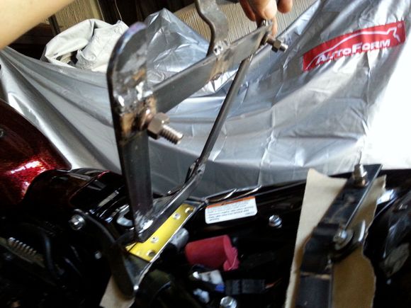 The swing-arm system for the seat...