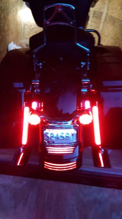 Plasma rods and LED Rear end