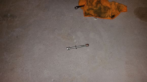 freed bolt and nut