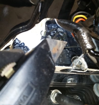 had to cut the old hose off.