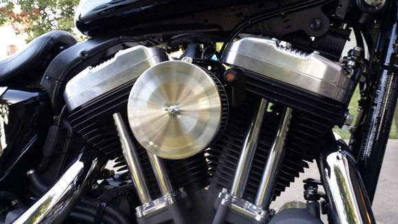 Installed, along with DK Outlaw Breather Bolts.