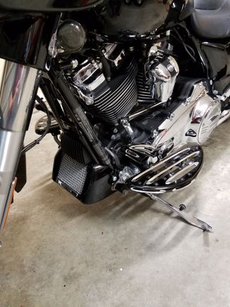 HD oil cooler cover, I think it looks great and actually adds real protection.