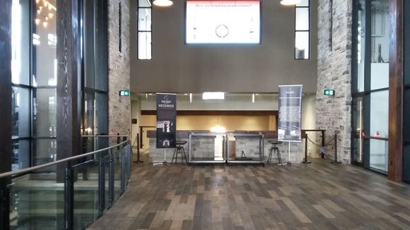 The front foyer inside the winery. They host tours and weddings at this facility.