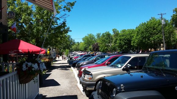 Downtown Bayfield. 65 miles up Hwy 21 from Sarnia. A very popular tourist spot during the summer with lots of small shops to browse through.