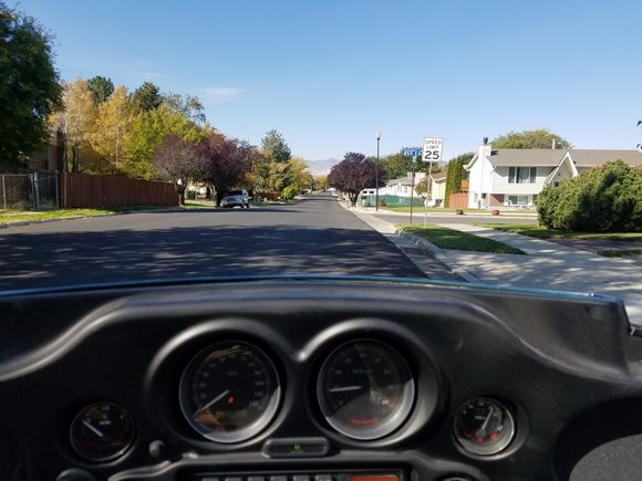 Couldn't resist taking it out around the block. Seems to run very well.