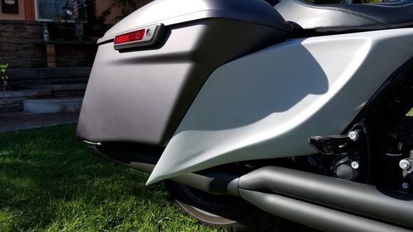 Trimmed this piece off. It turned out okay. It definitely did change the line but I can change that with pinstriping